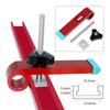 Aluminum Alloy T Track Hold Down Clamp Universal T-track Clamping Block Woodworking Joint Hand Tool