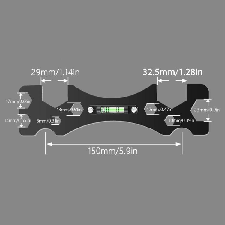 Faucet Wrench for Tight Space Under Sink Wrench Faucet Tool Multifunctional Sink Plumbers Wrench for Bathroom