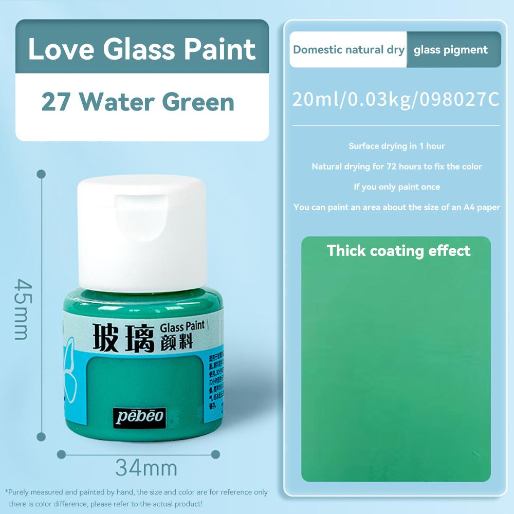 Creative 20ml Acrylic Paints Rich Color Waterproof Glass Pigments Tube For Painting Supplies Artist Drawing Art DIY Crafts