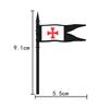 Medieval Military Castle Knights Temple Cross Arryn Flag Figures Set Soldiers Army Weapons Shield Sword Helmet Bricks Toys