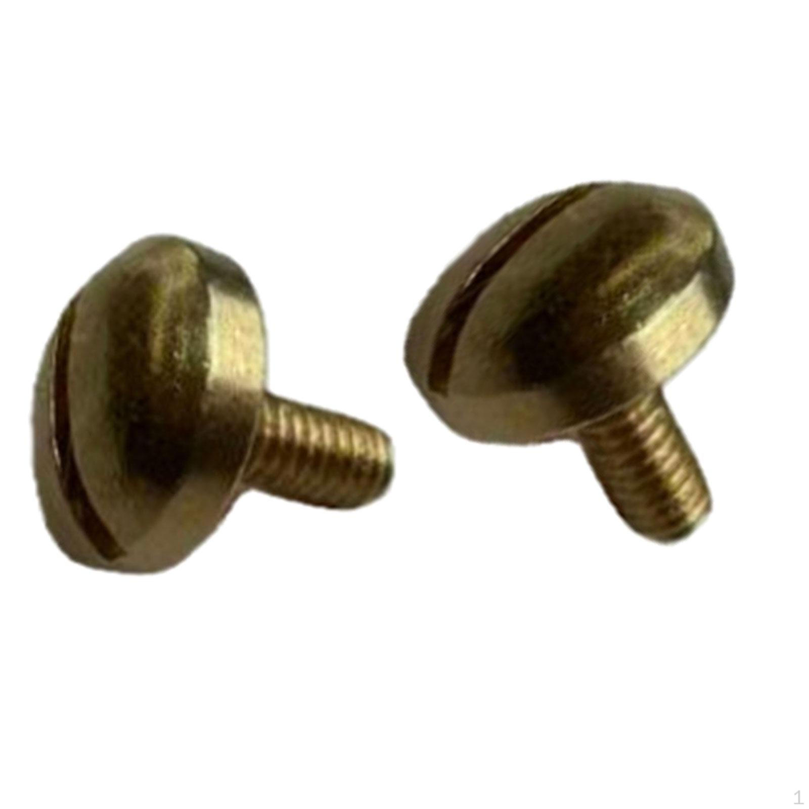 2 шт. Винты для упора большого пальца саксофона Затягивающий винт Ремонтируемая запасная часть Ремонтный аксессуар Металлический для