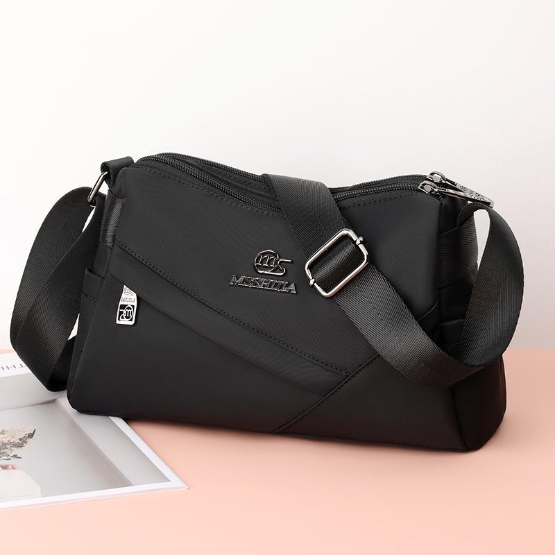 Middle-Aged Women's Bag Crossbody Bag Oxford Shoulder Bag Large Capacity Mother Bag
