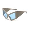 Oversized Frame Cat Eye Women's Sunglasses Personalized Trendy Hip-Hop Beach Accessories Bohemian Style Party Glasses