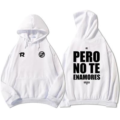 Streetwear Fuerza-Regida Rock Fashion Hoodies Pero No Te Enamores Tour Sweatshirts for Men Casual Long Sleeve