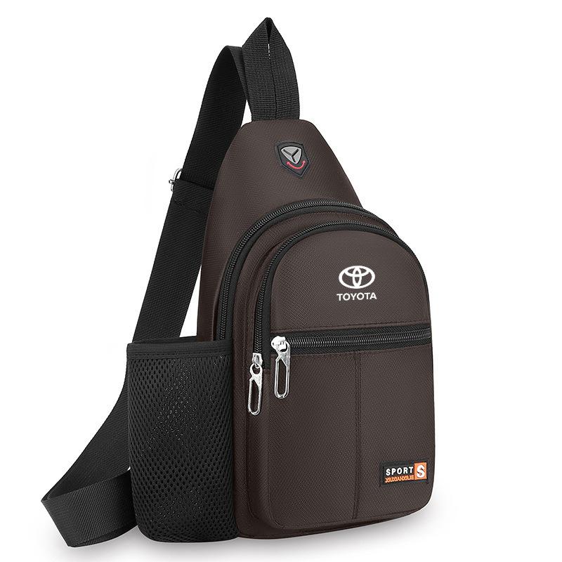 AJO4 Car Oxford Cloth Chest Bag Travel Crossbody Portable Shoulder Storage Bag for Toyota Prado 90 120 150 J90 J120 J150 LC90 LC150