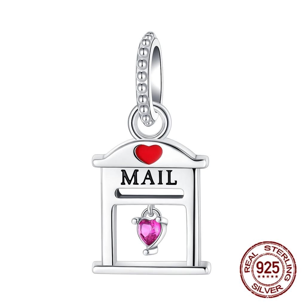 Copper Flower Birthday Gift Pendant Charms Beads Fit Original Bracelets Fine Diy Jewelry For Women Gift