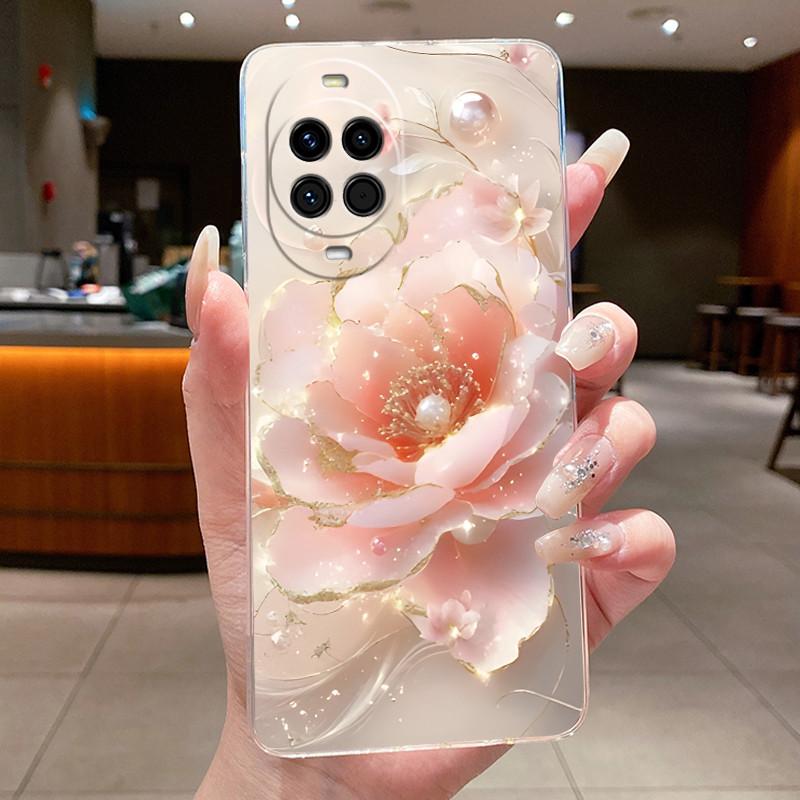 Nova14 Case Clear Luxury Fashion Butterfly Flower Soft TPU Silicone Back Cover For Huawei Nova 14 Pro Transparent Phone Cases