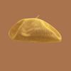 Wzcx  New Korean Version Hollow Solid Color Breathable Beret Casual Tide Summer Adjustable Women'S Hat Adult Cap