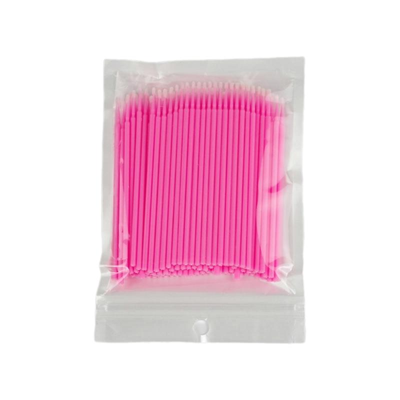 100 Stück Einweg Up Paint Mikro-Pinselspitzen Mini Auto-Kratzer-Ausbesserungsfarbe Mikro-Pinsel-Applikatorstifte Detailierwerkzeuge für Auto