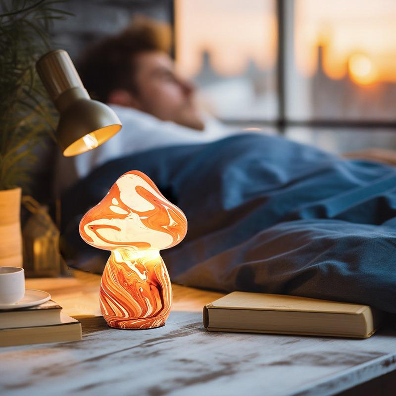 LED kreativní stolní lampa s dobíjecím stmíváním pro domácí kancelář světlo na pracovní stůl ložnice noční stolní dekorace noční světlo