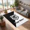 Swansea City FC Printed Crystal Velvet Rug Non‑Slip Crystal Velvet Carpet For Sofa Bedroom Indoor Home Decoration