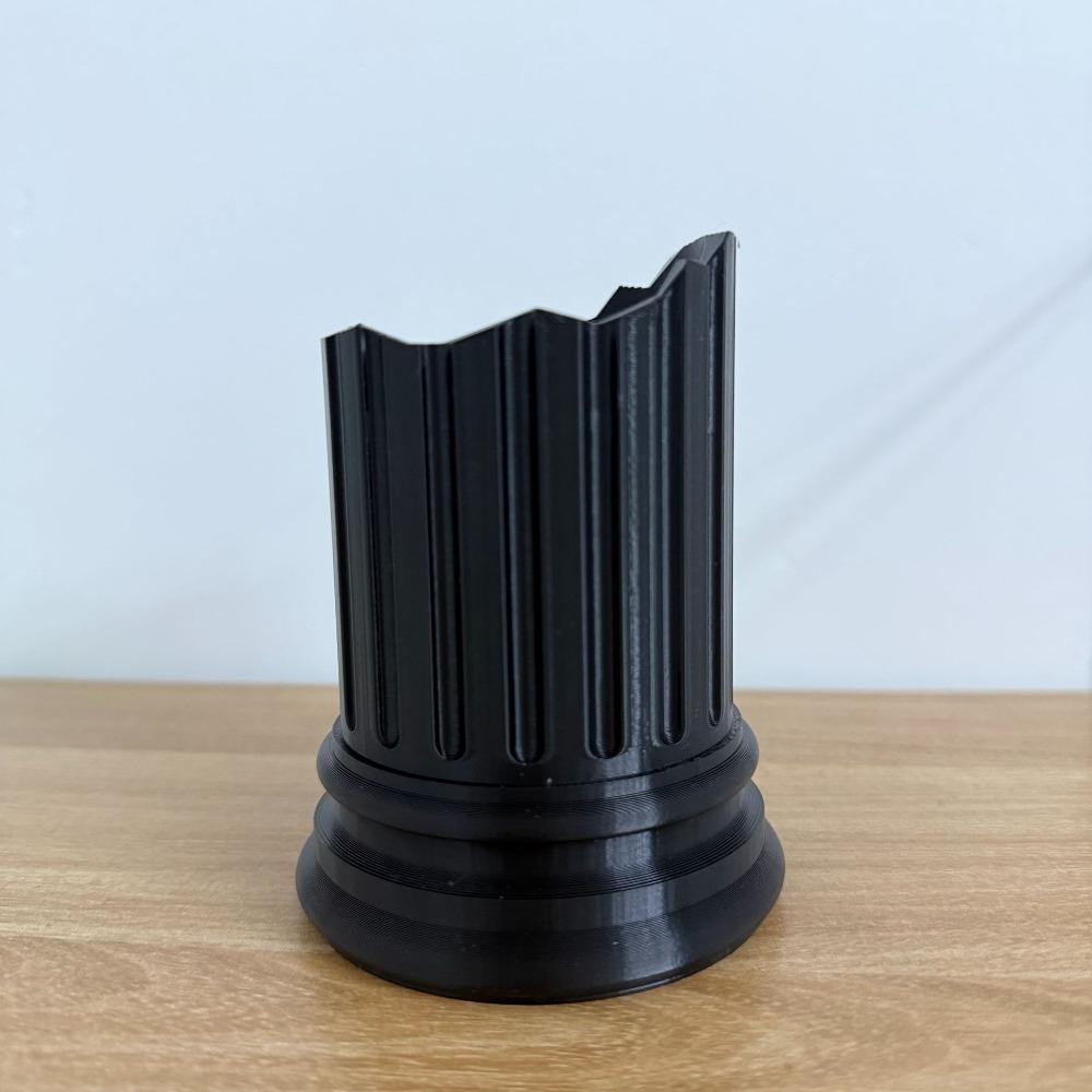 Roman Column Roman Pillar Pen Holder Stone Pillar Pencil Holder  Desktop Storage чёрный
