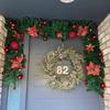 With LED Lights Christmas Wreath 2.7M Xmas Decorations Rattan  Shopping Mall Layout Props