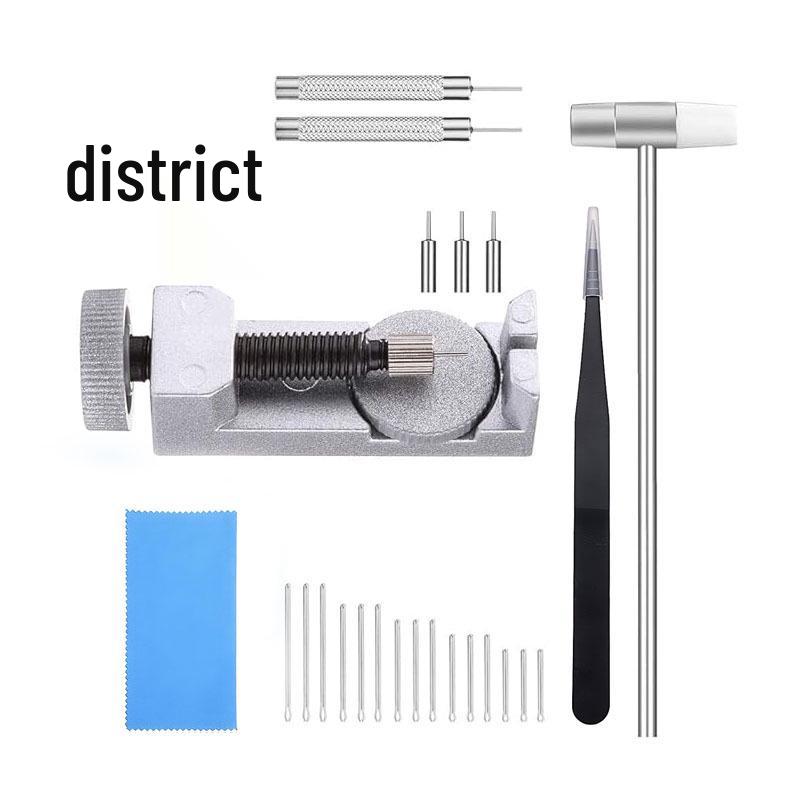 25-Piece Manual Watch Repair and Strap Replacement Tool Set