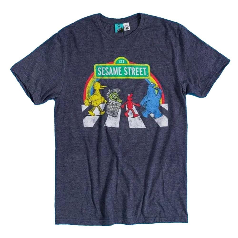 Sesame Street Unisex Adult Abbey Road T-Shirt
