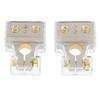 2 Pcs Battery Terminal Connectors 0 2 4 6 8AWG with Shims Protector Cover for Cars Caravans RVs Trucks Pickups