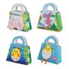 Easter Goodies Bags Easter Kids Party Supplies Felt Easter Treat Basket for Party Favor Classroom Prize Supplies