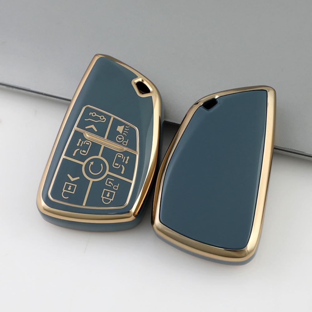 Premium 7 Button for Buick Enclave Envision Key Fob Cover Case Protector Shell