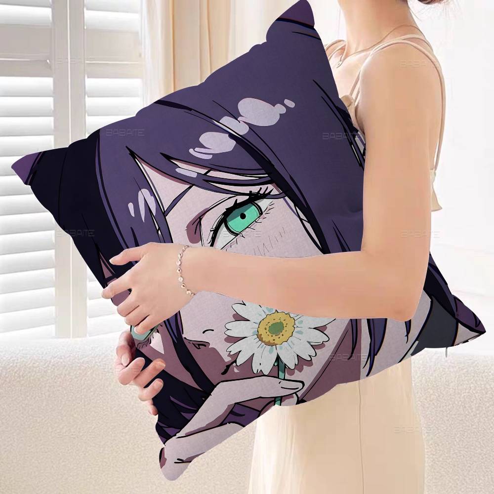 Popular Anime C-Chainsaw M-Man R-Reze A-Arc Pillow Anime Pillow Sofa Bed Head Pillow Cover Cushion Cover 45x45 Cm Fashion