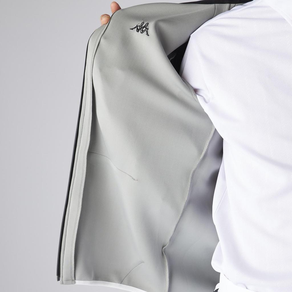 634402 Sweat Full Gray [Kappa] Men's Parka, Lightweight, Stretch, Zip,