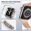 Protective Case For Apple Watch 44mm 40mm 45mm 41mm 42mm 38mm TPU Transparent Protective Shell iWatch Series 9 8 7 6 5 3 SE Case