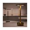 (Silber)Kabellose Tischlampe Dimmbar Wasserdicht Metall USB Wiederaufladbar Tischlampen