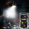 Solar Powerful Flashlight USB Rechargeable LED Multifunctional Camping Lantern with Toolbox Outdoor Tent Light & Power Bank