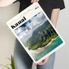 Kauai Hawaii National Metallposter Schlafzimmerdekoration Wohnzimmerdekor Männer Benutzerdefinierte Metallblechschilder für Wandkunstdekoration Retro