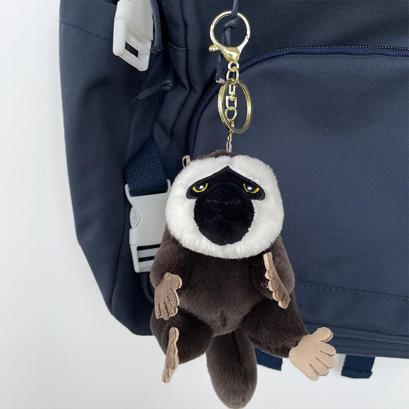 New White-faced Monkey Plush Keychain Pendant Doll Creative Doll Grab Machine Doll Children's Holiday Gift
