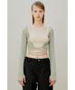 Anotheryouth Slit Bolero - Light Khaki