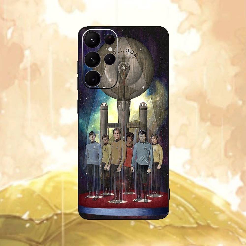 Classic S-Star T-Trek S-Ships phone Case For Samsung S25,24,21,22,23,30,Ultra,20,Plus,Fe,Lite,Note Soft Black Cover