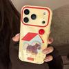 Korean 3D Cartoon Pony Horse Glitter House Phone Case For iPhone 17 16 15 14 13 12 Pro Max Shockproof Protective Soft Cover