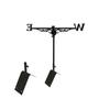1PCS Heavy-Duty Weathervane Roof Bracket Weathervane Mounting Plate Weather Station Roof Taller Is Suitable Easy To Use