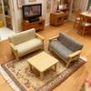 Dollhouses Loveseat Single Sofa Couch Handcrafted Miniature Decors For DIY Toy House Accessories
