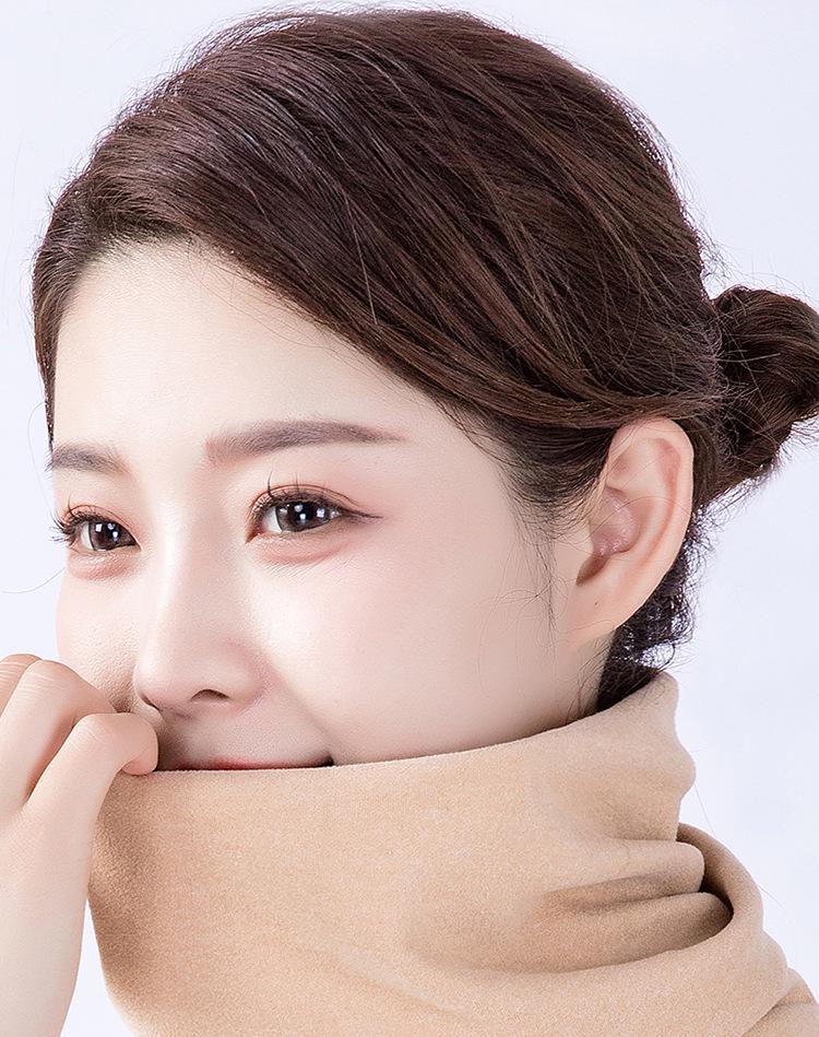 Unisex Fleece-Lined Neck Warmer: Cozy and Versatile Fake Collar for Autumn/Winter