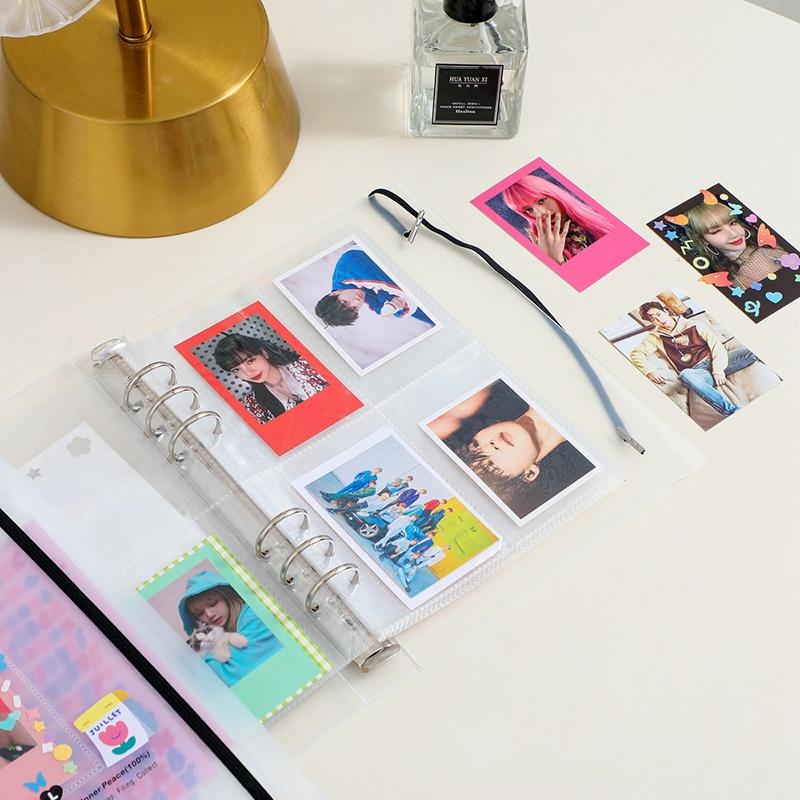 A5 A5 Kpop Binder Photocards Holder Binder Cards Collect Book Album DIY Binder Postcard Photo Albums Card Book Binding Machine