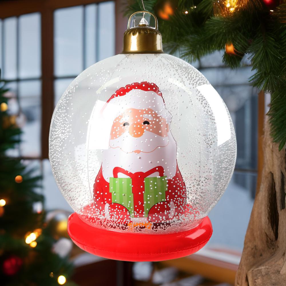 Inflatable Christmas Cartoon PVC Ball for Outdoor Holiday Decor
