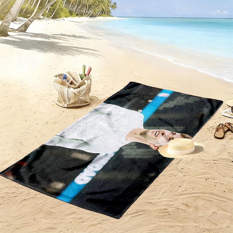 Zubimendi Print Beach Towel, Large Soft Quick Dry Towel for Beach Camping Swimming