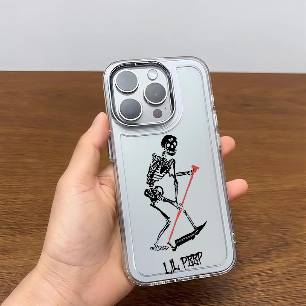 Luxus Graffiti Rapper Lil Peep Hell Boy Handyhülle für iPhone 17 16e 16 15 14 13 12 11mini Pro Max X XR XSMAX 8 Air Plus Hülle
