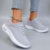 Spring and Autumn New Women's Casual Sports Shoes Comfortable, Breathable, Lightweight, Wear Resistant, Strap up Sports Shoes