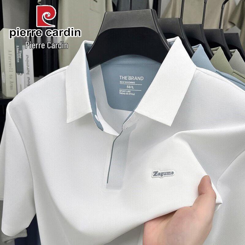Pierre Cardin Men s Ice Silk Short Sleeve Polo Shirt 52