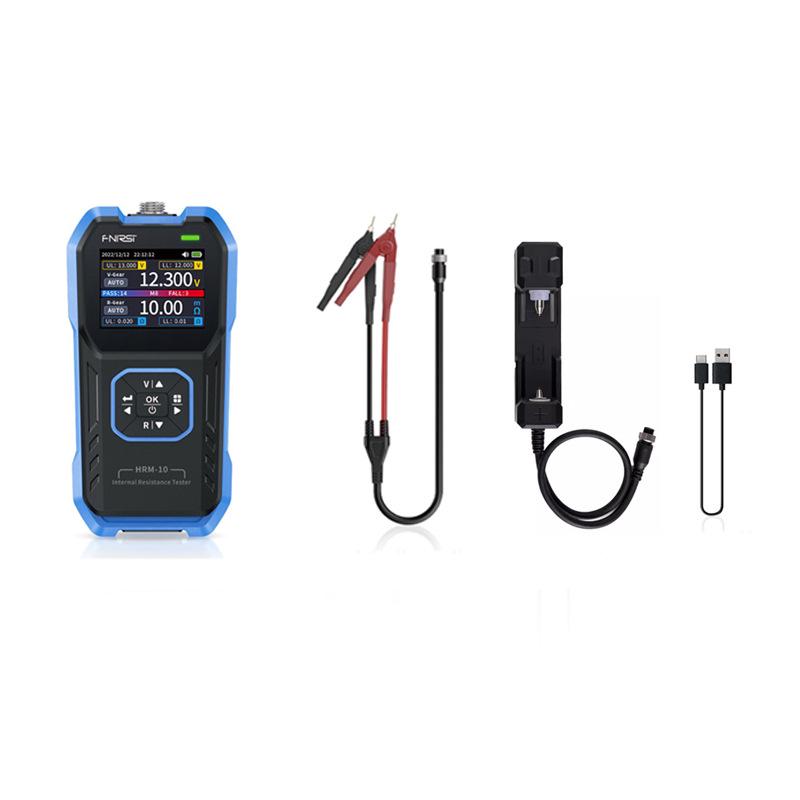 FNIRSI HRM-10 Lithium Battery Internal Resistance & Voltage Meter for 18650 Rechargeable Batteries
