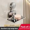No Need To Drill Suction Cup Bathroom Drain Soap Storage Holder Soap Dish Storage Rack Bathroom Accessories