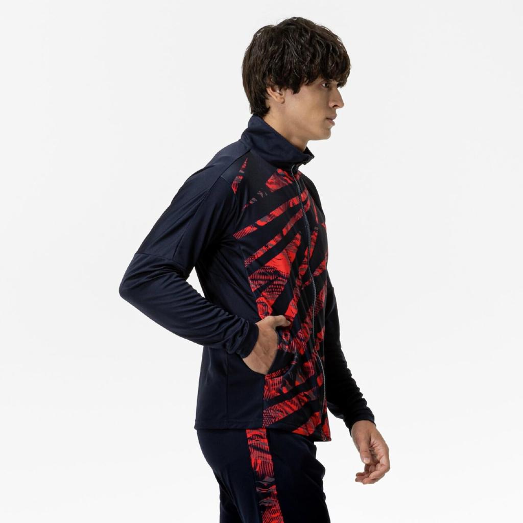 Mizuno Track Field Wear Running MTC Jacket Jersey U2MCC011 Deep Navy & Warm-up