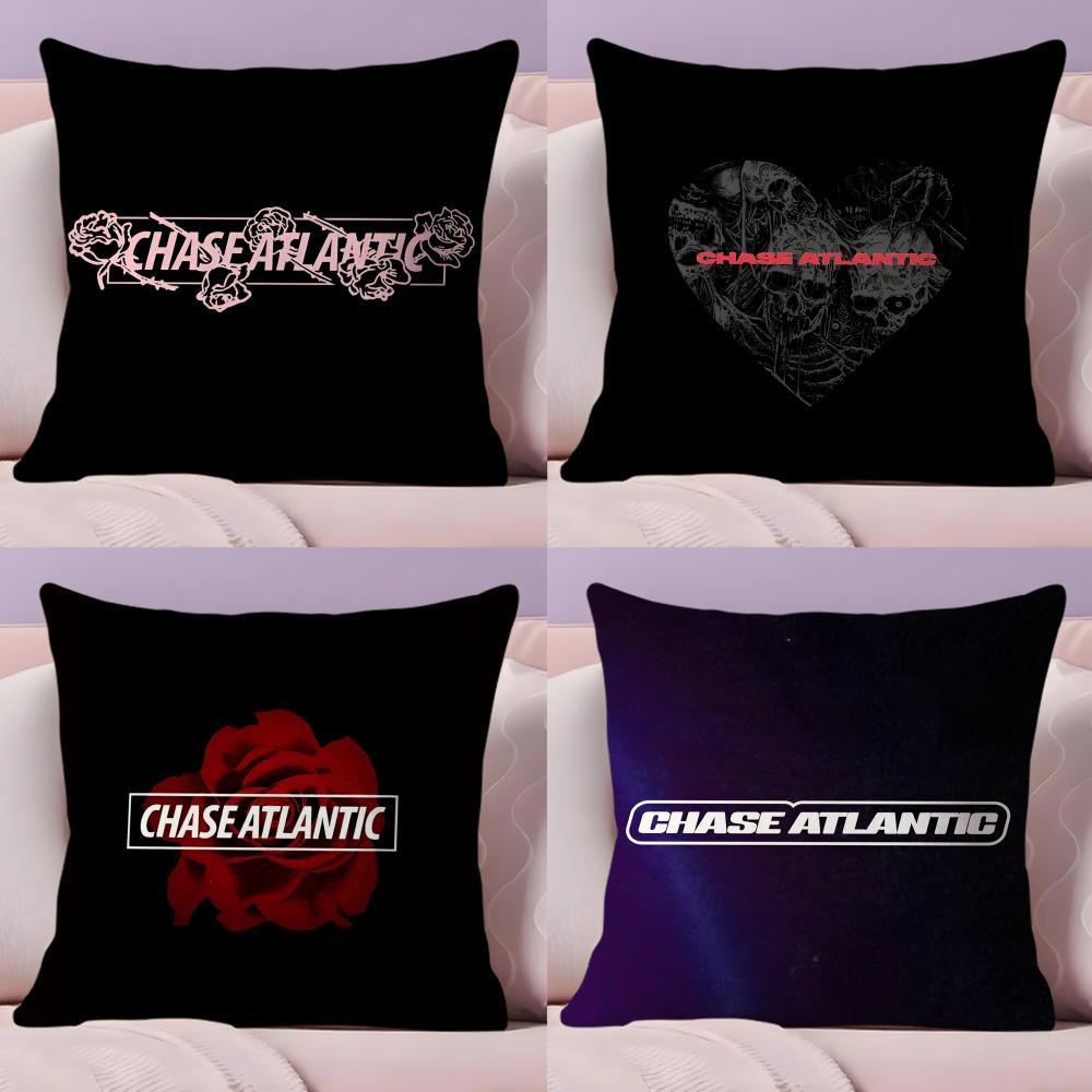 Rock Band Chase Atlantic Pillow Case Plush Fabric Soft Double-Sided Printed Sofa Warm Winter Home Gift Cushion Cover