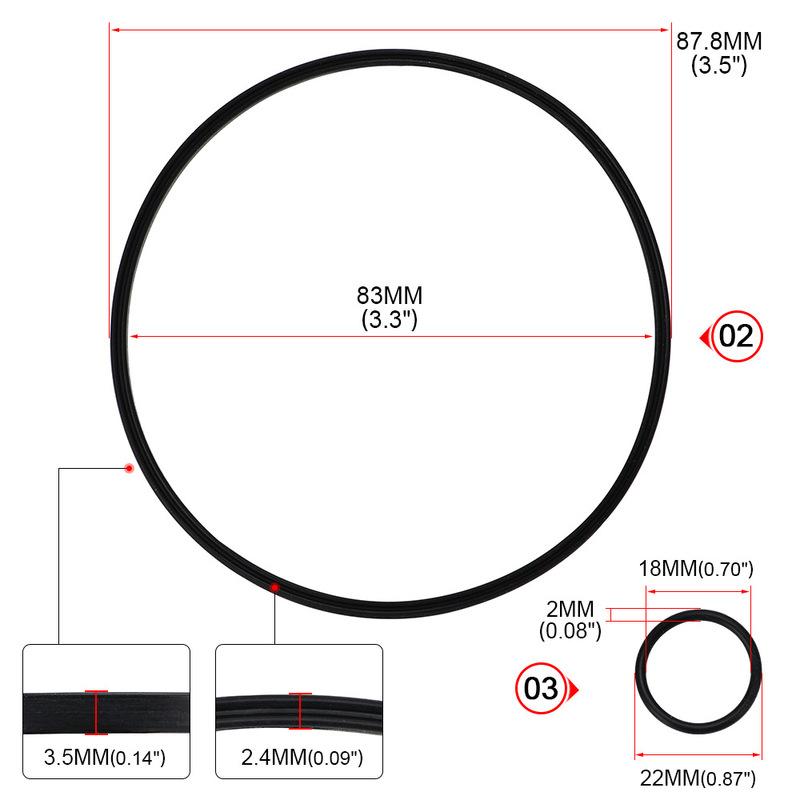 Vacuum Pump Rebuild Kit Seal Gasket 07K145100C For VW 2.5L Jetta Beetle Passat Rabbit Golf Repair Kit No Leaks