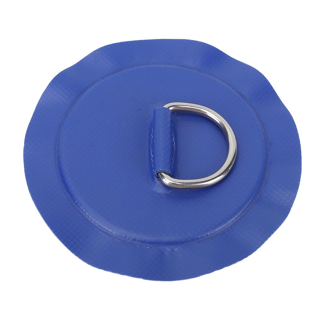 D Ring Patch Multifunctional PVC and Stainless Steel Boat Circular D Ring Pad for Inflatable Boat Kayak Dinghy