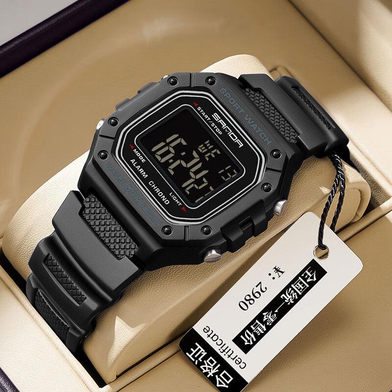 Men s Digital Square Dial Sports Watch 43mm