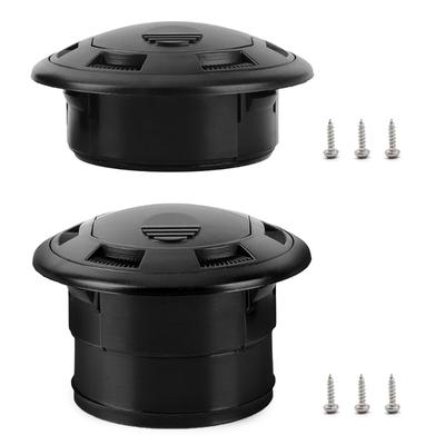 Dashboard Air Conditionings Deflectors Outlet Side Roof Round Air Vent Ventilations Outlet for Car RVs ATVs 75mm/2.95inch