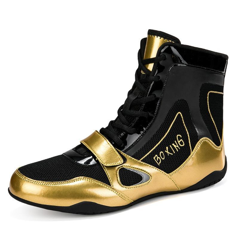New boxing shoes men's low-top sanda shoes high-top fighting training shoes wrestling shoes wrestling boots boots boxing